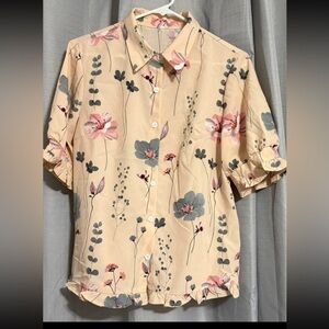 Floral Button-Up Shirt